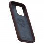 NJORD kožni etui za iPhone 14 Pro - tamnosmeđ