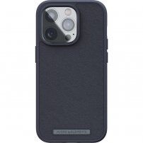 NJORD kožni etui za iPhone 14 Pro - tamno sivi