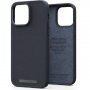 NJORD kožni etui za iPhone 14 Pro Max - tamno sivi