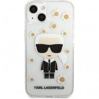 Karl Lagerfeld Ikonik Flower etui za iPhone 13 mini - proziran