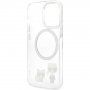 Karl Lagerfeld Karl and Choupette etui sa MagSafe za iPhone 13 Pro Max - proziran