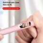 3v1 silikonski etui sa dva čepa za Apple Pencil 1. generacije - ružičasti