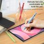 3v1 silikonski etui sa dva čepa za Apple Pencil 1. generacije - ružičasti