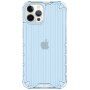 Izdržljivi sjajni etui s okomitom mrežom za iPhone 11 Pro Max - plavi