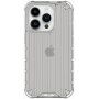 Izdržljivi sjajni etui s okomitom mrežom za iPhone 14 Pro Max - sivi