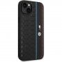 BMW M Hexagonal Pattern etui za iPhone 14 Plus - crni