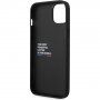 BMW M Hexagonal Pattern etui za iPhone 14 Plus - crni