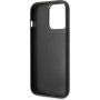 Karl Lagerfeld Quilted Puffy Metal Logo etui za iPhone 14 Pro - crni