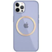 Sjajni prozirni etui sa MagSafe za iPhone 11 Pro - ljubičasti