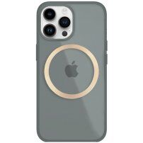 Sjajni prozirni etui sa MagSafe za iPhone 13 Pro Max - sivi