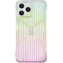 Prozirni zrcalni etui s izrezima za iPhone 13 Pro Max - duginih boja