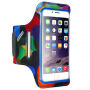 FLOVEME šarena sportska futrola za ruku za iPhone 6 / 6S / 7 / 8 - plava