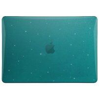 Sjajna prozirna maska sa šljokicama za MacBook Air 13" (A2681 / A3113) - tirkizni