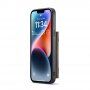 DG.MING 2u1 maska s odjeljivim magnetičnim novčanikom pro iPhone 14 Plus - boja kave