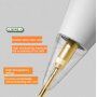 Prozirni rezervni vrh za Apple Pencil 1 / 2 - stil 5.0 - srebrni