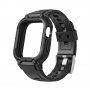 Izdržljivo Armor kućište s remenom za Apple Watch 45 mm / 44 mm / 42 mm - crna