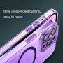 Zaštitna prozirna maska sa MagSafe za iPhone 14 Pro Max - ljubičasti