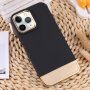 Zaštitna maska sa metaliziranim donjim dijelom za iPhone 11 Pro - crni