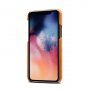 Kožna maska sa džepom za kartice za iPhone 11 Pro Max - sedlo smeđi