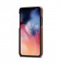 Kožna maska sa džepom za kartice za iPhone 11 Pro Max - smeđi