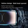 R-Just veoma otporna metalna "Armor" maska za iPhone 14 - crni