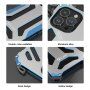 R-Just veoma otporna metalna "Armor" maska za iPhone 14 - crni