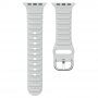 Silikonski remen Ocean Ripple za Apple Watch Ultra 49mm / 46mm / 45mm / 44mm / 42mm - sivi