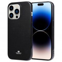 Goospery blještava maskica od meke plastike za iPhone 14 Pro - crni