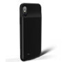 USAMS maskica s baterijom 3200mAh za iPhone X - crna