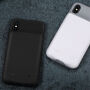 USAMS maskica s baterijom 3200mAh za iPhone X - crna