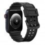 Otporni silikonski remen za Apple Watch 42mm / 41mm / 40mm / 38mm - crni