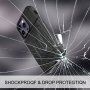 Otporna maska sa prostorom za kartice i zrcalom za iPhone 14 Pro Max - crni