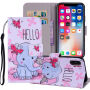 Flip futrola za iPhone XS / iPhone X - Slon