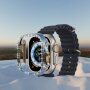 Metalik futrola sa kamenčićima za Apple Watch Ultra 49mm - ružičasto-zlatna