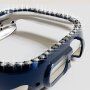 Metalik futrola sa kamenčićima za Apple Watch Ultra 49mm - ružičasto-zlatna