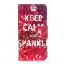Flip futrola za iPhone XS / iPhone X - Keep Calm and Sparkle