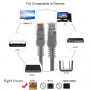 Ethernet CAT-5e kabel RJ45 za MacBook - 1.5 m - siva