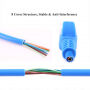 Ethernet CAT-5 kabel RJ45 za MacBook - 3 m - plava