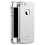 IPAKY elegantna maskica za iPhone 5 / 5S / SE (2016) - srebrna