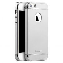 IPAKY elegantna maskica za iPhone 5 / 5S / SE (2016) - srebrna