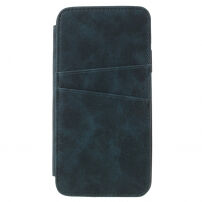 Flip vintage futrola za iPhone XS / iPhone X - plavo-zeleni