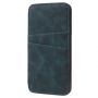 Flip vintage futrola za iPhone XS / iPhone X - plavo-zeleni