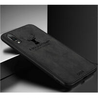 maskica s površinom od tkanine za iPhone XS / iPhone X - crna