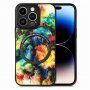 Maska sa uzorkom u boji i MagSafe za iPhone 14 Pro Max - duginih boja