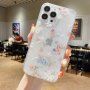 Svjetlucava prozirna maska za iPhone 11 - Cvijeće