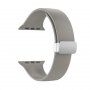 Silikonski remen sa metalnim magnetskim kopčanjem za Apple Watch 42mm / 41mm / 40mm / 38mm - sivi