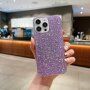 Zaštitna maska sa svjetlucavim šljokicama za iPhone 13 - ljubičasti