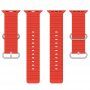 Silikonski ocean remen za Apple Watch Ultra 49mm / 46mm / 45mm / 44mm / 42mm - crveni