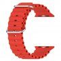 Silikonski ocean remen za Apple Watch Ultra 49mm / 46mm / 45mm / 44mm / 42mm - crveni