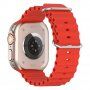 Silikonski ocean remen za Apple Watch Ultra 49mm / 46mm / 45mm / 44mm / 42mm - crveni